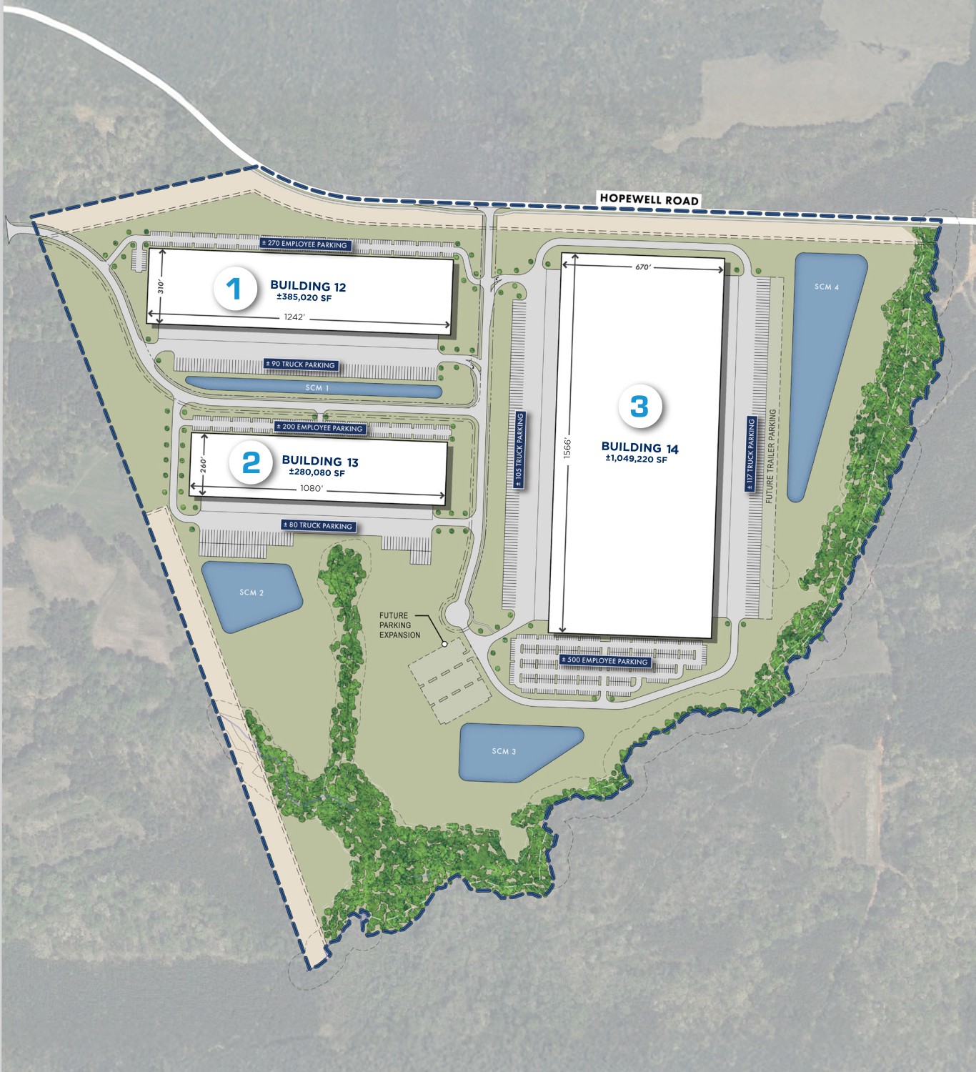 Legacy Park East site plan